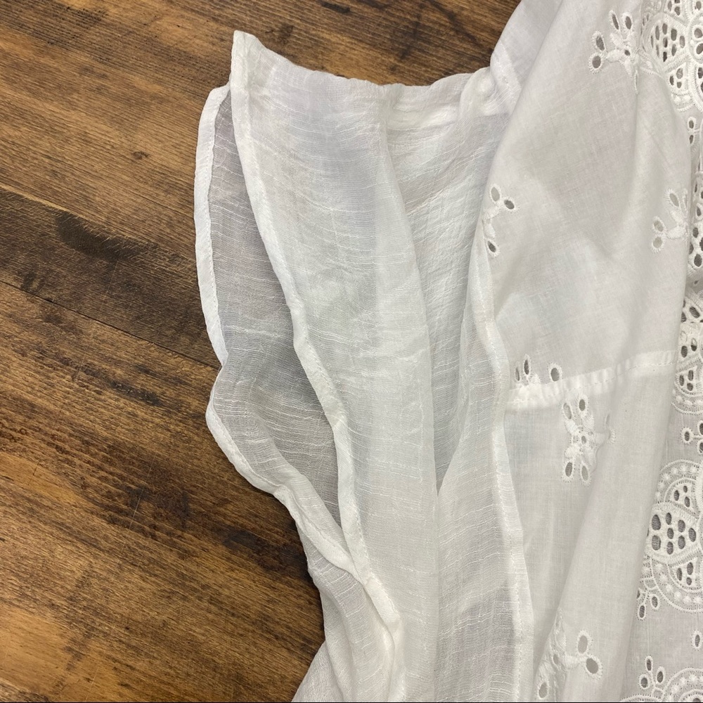 NWT Umgee White Poncho Blouse - Picture 7 of 9